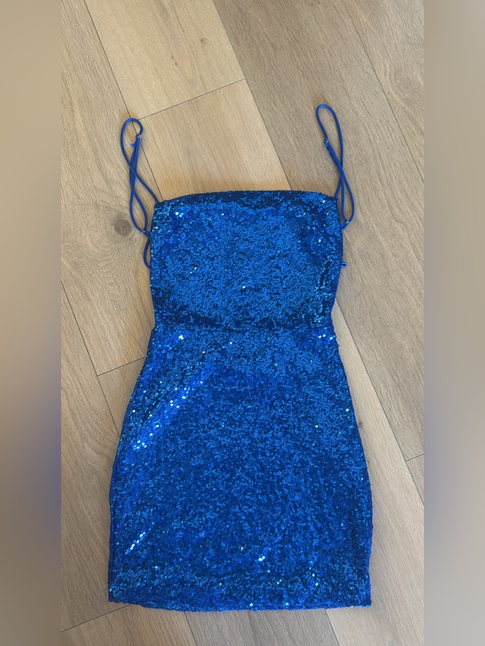 Lucy in the Sky Blue Sequin Dress